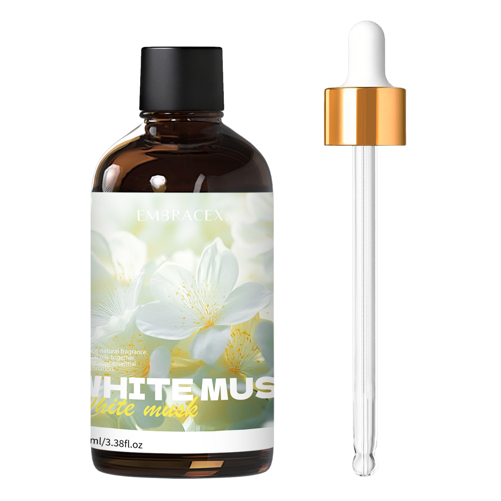 Musk White Oil - น้ำมันหอมกลิ่นมัสค์ขาว 100 มล. สำหรับเครื่องกระจายกลิ่น, อุปกรณ์ในรถยนต์, งาน