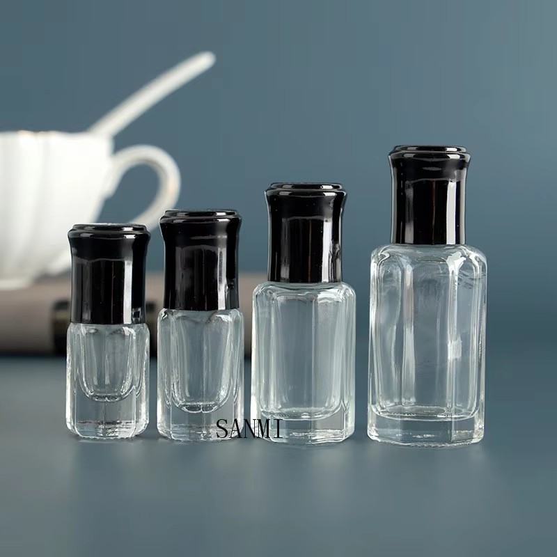 Perfume Decant Sample - 30 ชิ้น/ล็อต 3ml 6ml 12ml ม้วนบนขวดหนาขวดน้ําหอมแก้วใส