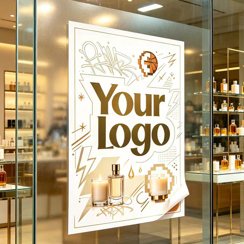 Perfume Fragrance Shop - สติกเกอร์สั่งทำขนาด 100 ซม. สำหรับติดหน้าต่างร้านขายน้ำหอม, สติกเกอร์ไวนิลติดผนังร้านบูติกน้ำหอม, สติกเกอร์โฆษณาสำหรับร้านขายน้ำหอม