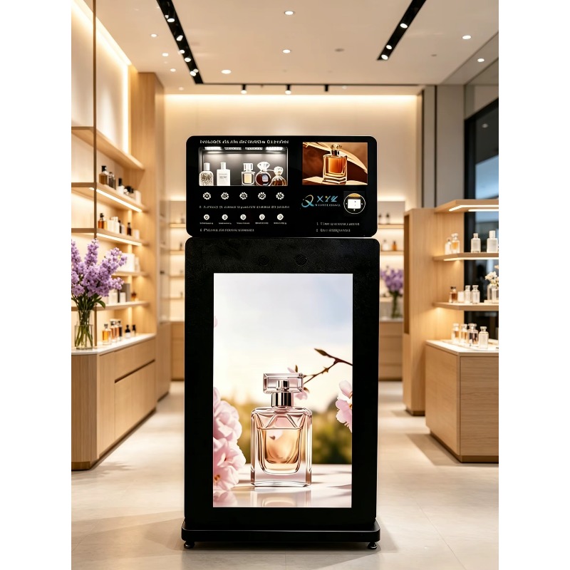 Perfume Fragrance Shop - เครื่องจำหน่ายน้ำหอมแบบสัมผัสหน้าจอ 24 ชม. ปรับแต่งได้ ตั้งพื้น สำหรับห้างสรรพสินค้า