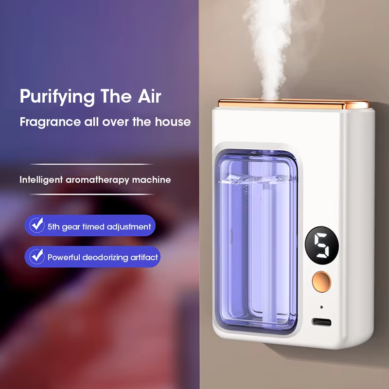 Perfume Fragrance Diffuser - เครื่องหอมอัตโนมัติขนาด 40 มล. เครื่องกระจายกลิ่นน้ำมันหอมระเหยเครื่องพ่นยาน้ำหอมสำหรับห้องครัวและห้องน้ำกำจัดกลิ่น