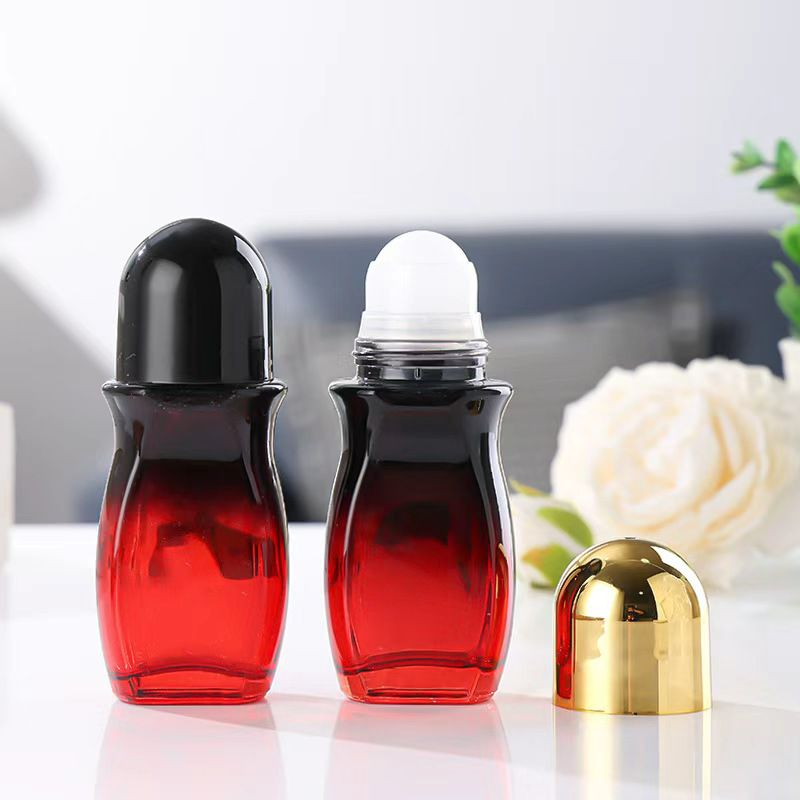 Perfume Fragrance Book - ขวดน้ำมันหอมระเหยแบบโรลออนขนาดใหญ่ 30/50 มล., ขวดน้ำหอมแบบโรลออน, ขวดบรรจุภัณฑ์เครื่องสำอางแบบแก้วเปล่า