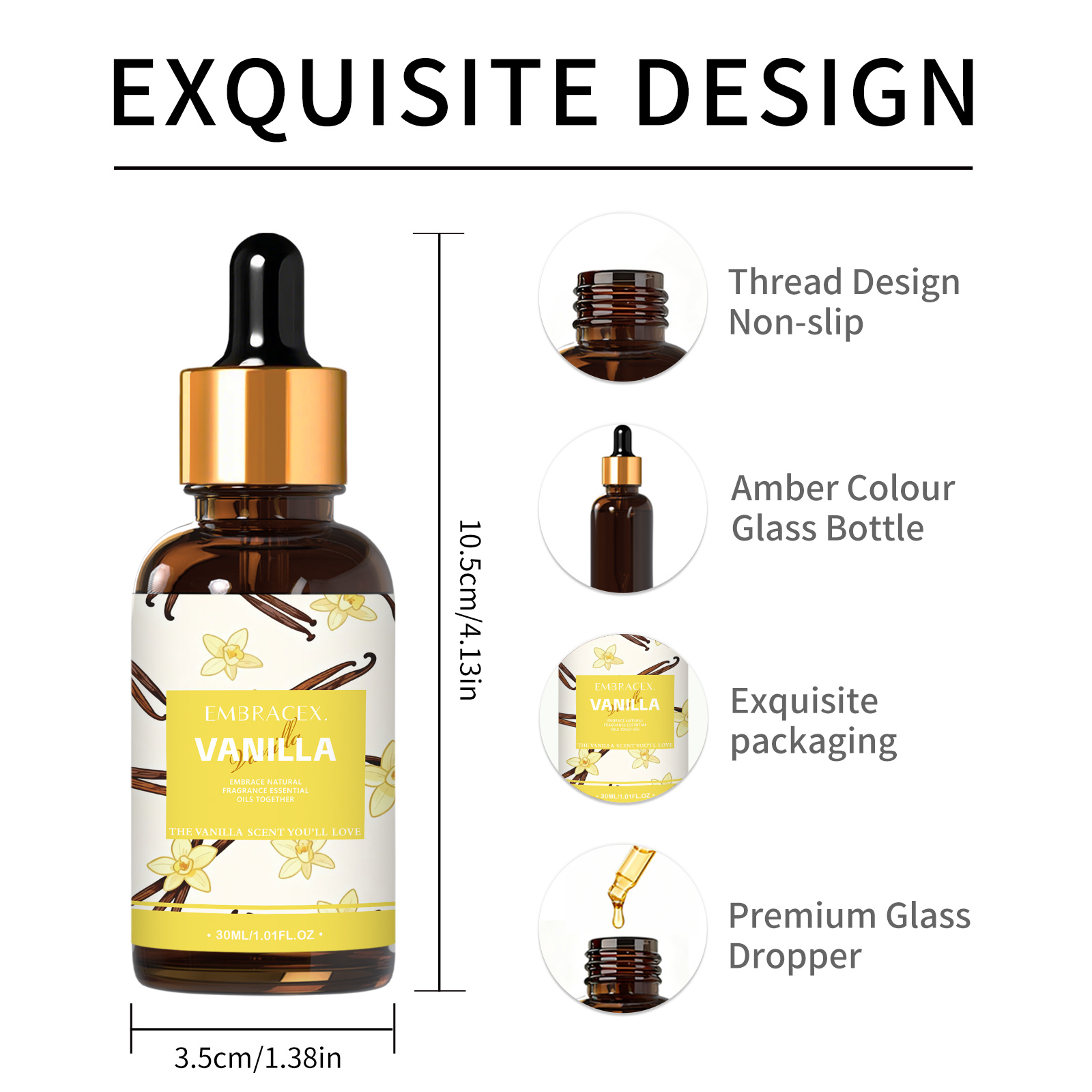 น้ำมันหอมวานิลลา 30 มล. สำหรับ - Perfume Fragrance Diffuser บทวิจารณ์และราคา