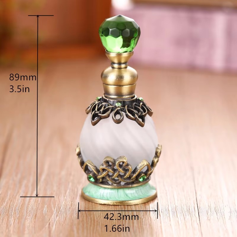 15ml หินโลหะขวดน้ําหอมรีฟิล At - Perfume Fragrance Attar บทวิจารณ์และราคา