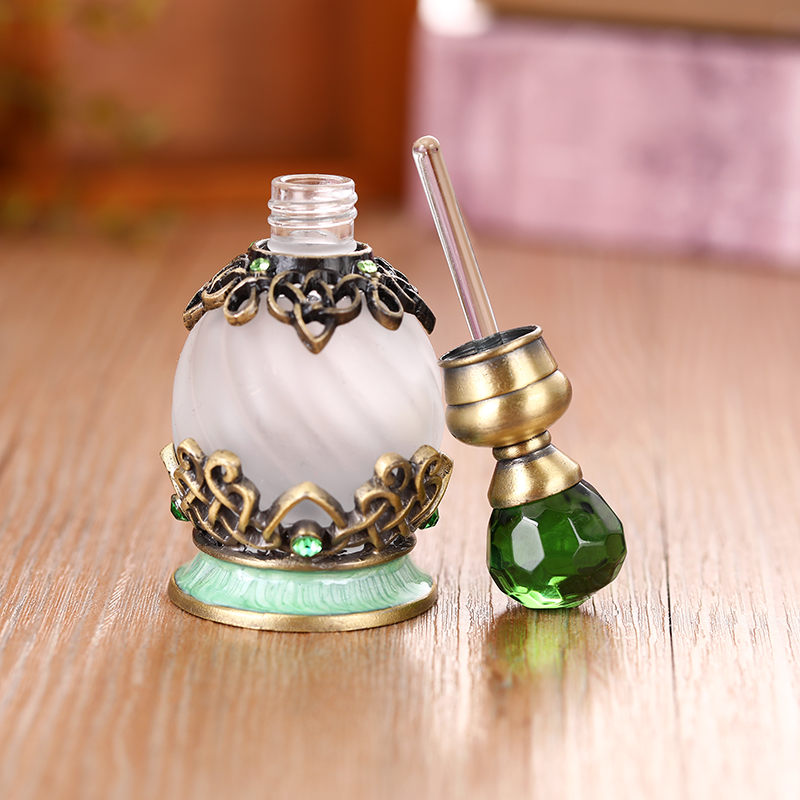 15ml หินโลหะขวดน้ําหอมรีฟิล At - Perfume Fragrance Attar บทวิจารณ์และราคา