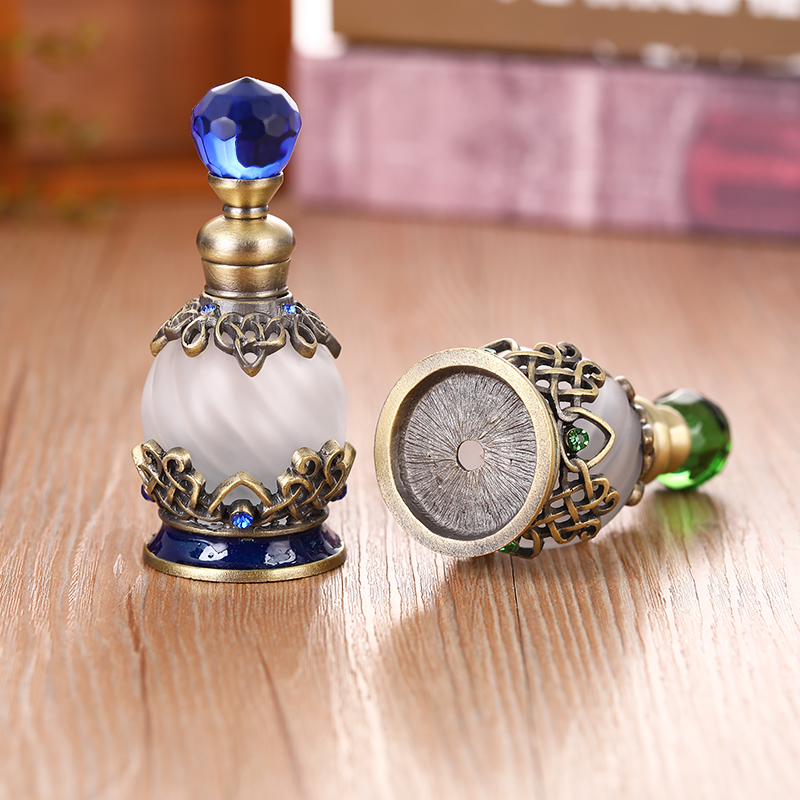 15ml หินโลหะขวดน้ําหอมรีฟิล At - Perfume Fragrance Attar บทวิจารณ์และราคา