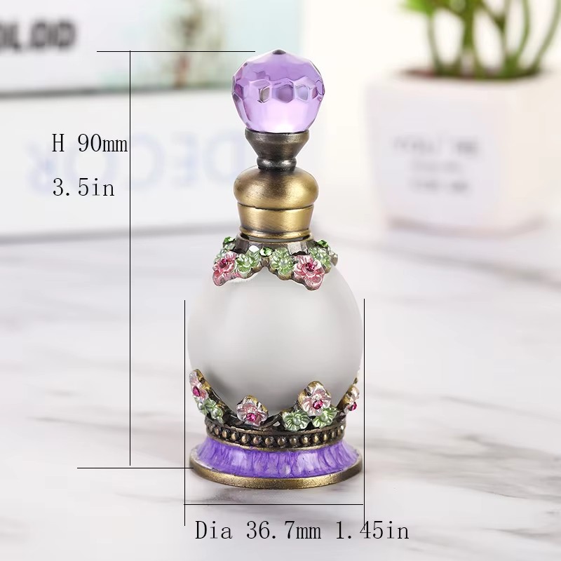 15ml พลัม Peony ดอกทานตะวันโลห - Perfume Fragrance Attar บทวิจารณ์และราคา