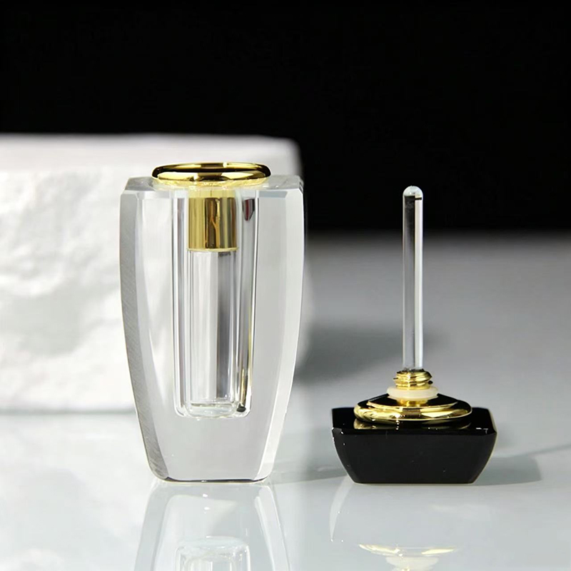 ขวดน้ำหอมคริสตัลใสหรูหรา ขนาด  - Perfume Fragrance Attar บทวิจารณ์และราคา