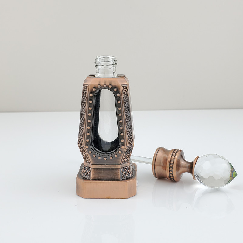 ขวดน้ำหอมโลหะเปล่าหรูหรา ฝาคริ - Perfume Fragrance Attar บทวิจารณ์และราคา