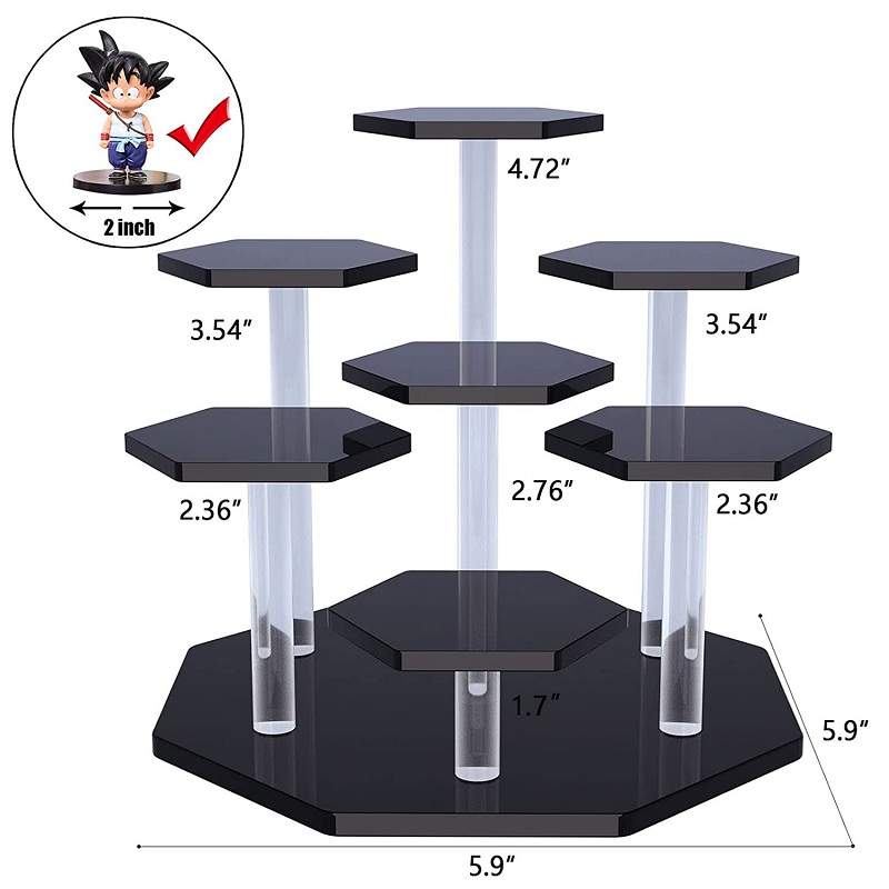 7ชั้นอะคริลิคใสชั้นวางสำหรับขอ - Perfume Fragrance Holder บทวิจารณ์และราคา