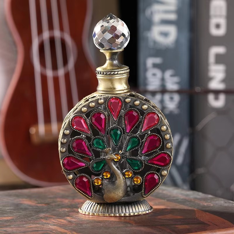 60 ชิ้น 12 มิลลิลิตรอาหรับนกยู - Perfume Fragrance Attar บทวิจารณ์และราคา
