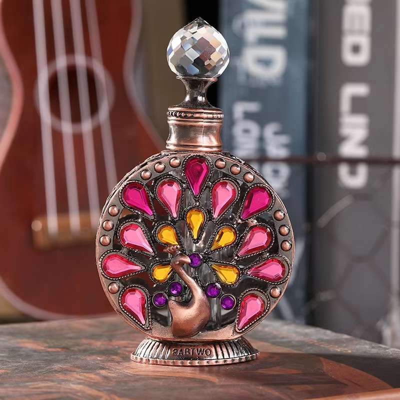 60 ชิ้น 12 มิลลิลิตรอาหรับนกยู - Perfume Fragrance Attar บทวิจารณ์และราคา